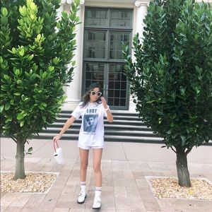 [wasted paris] Lost Laura Palmer cotton t shirt